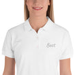 Best In Diamond Embroidery on Women's Polo Shirt