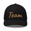 Team In Celluloid Embroidery on Retro Trucker Hat