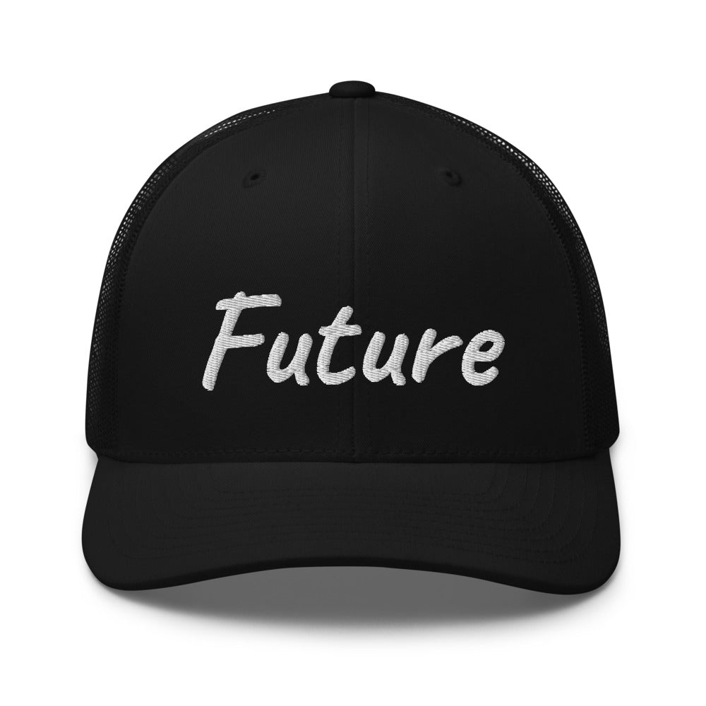 Future In Pearl Embroidery on Retro Trucker Hat