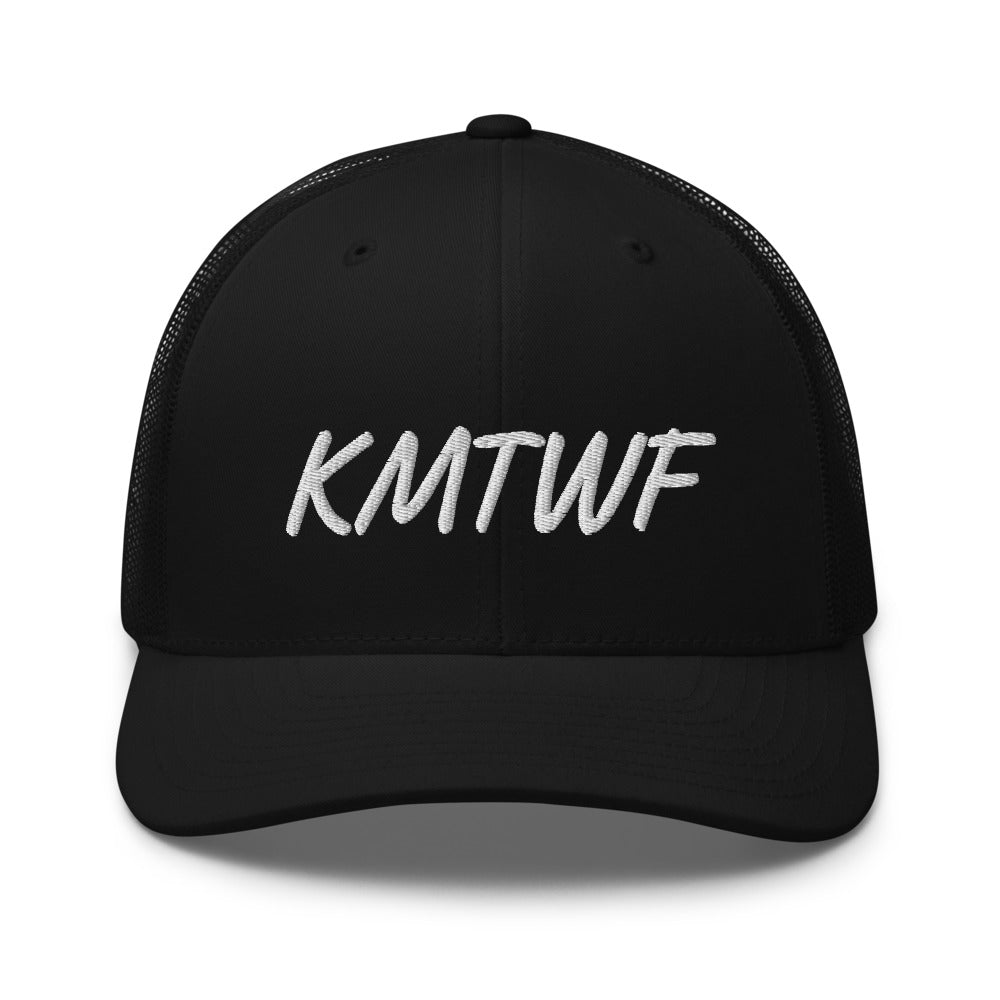 KMTWF In Pearl Embroidery on Retro Trucker Hat