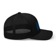 Win In Sapphire Embroidery on Retro Trucker Hat