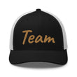 Team In Celluloid Embroidery on Retro Trucker Hat