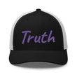 Truth In Amethyst Embroidery on Retro Trucker Hat