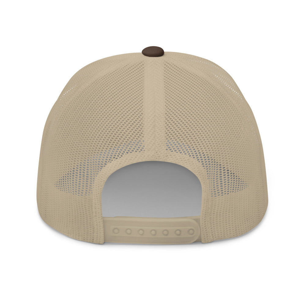 5813 In Gold Embroidery on Retro Trucker Hat