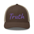 Truth In Amethyst Embroidery on Retro Trucker Hat