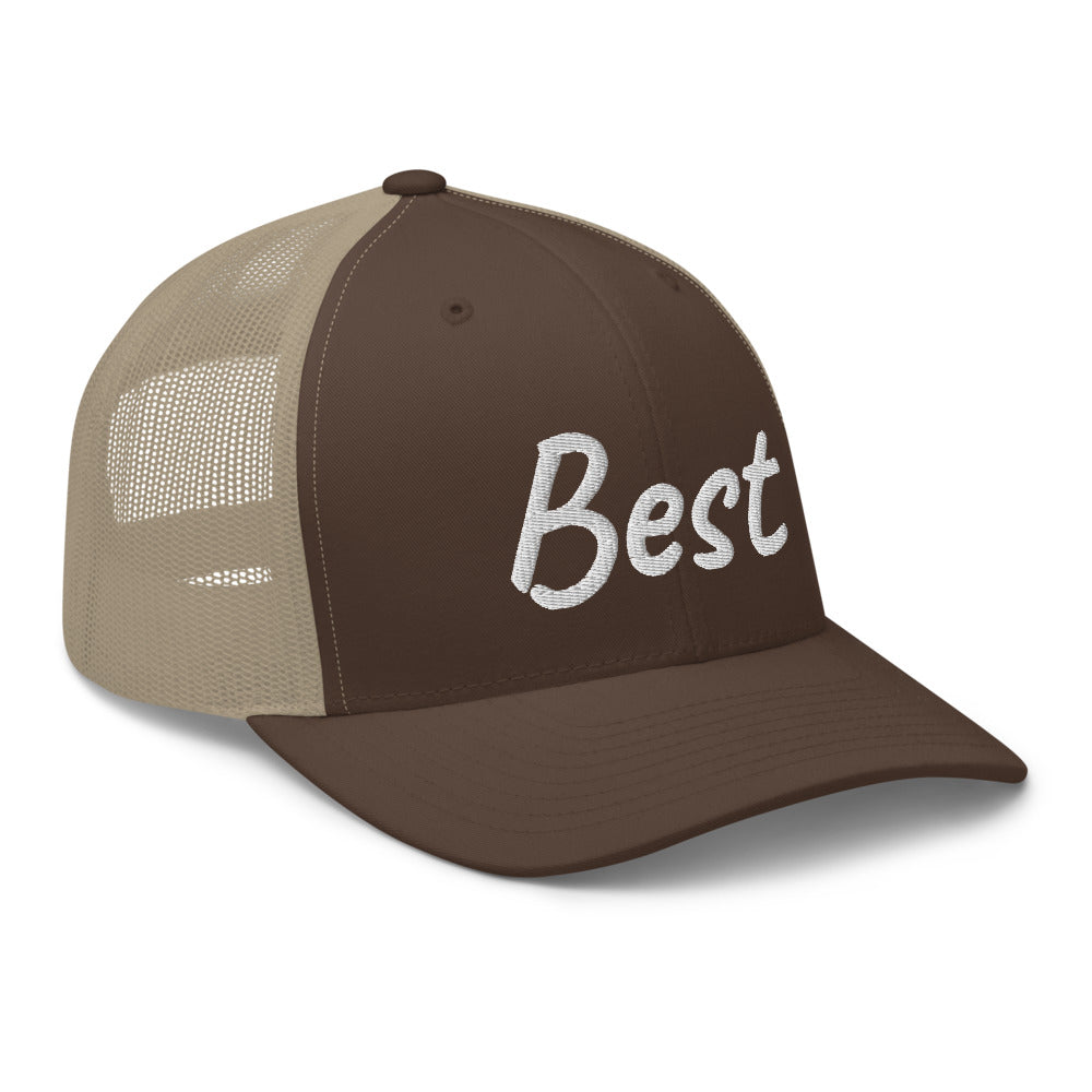 Best In Diamond Embroidery on Retro Trucker Hat