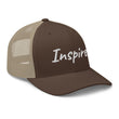 Inspire In Diamond Embroidery on Retro Trucker Hat