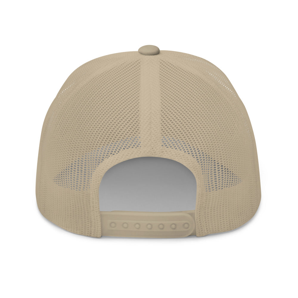 Lead In Silver Embroidery on Retro Trucker Hat