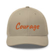 Courage In Amber Embroidery on Retro Trucker Hat