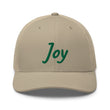 Joy In Emerald Embroidery on Retro Trucker Hat