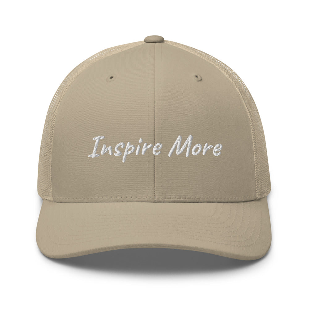 Inspire More In Diamond Embroidery on Retro Trucker Hat