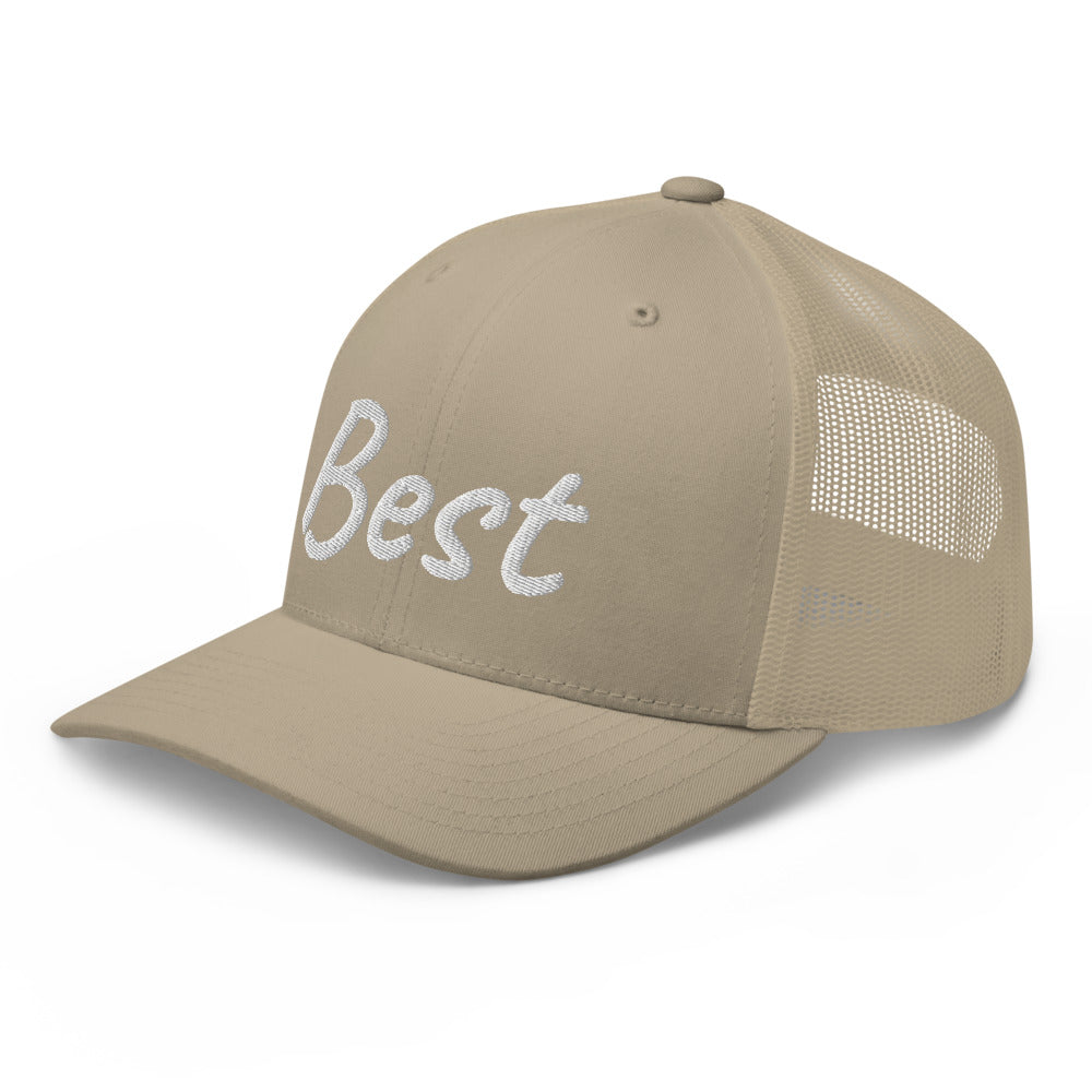 Best In Diamond Embroidery on Retro Trucker Hat