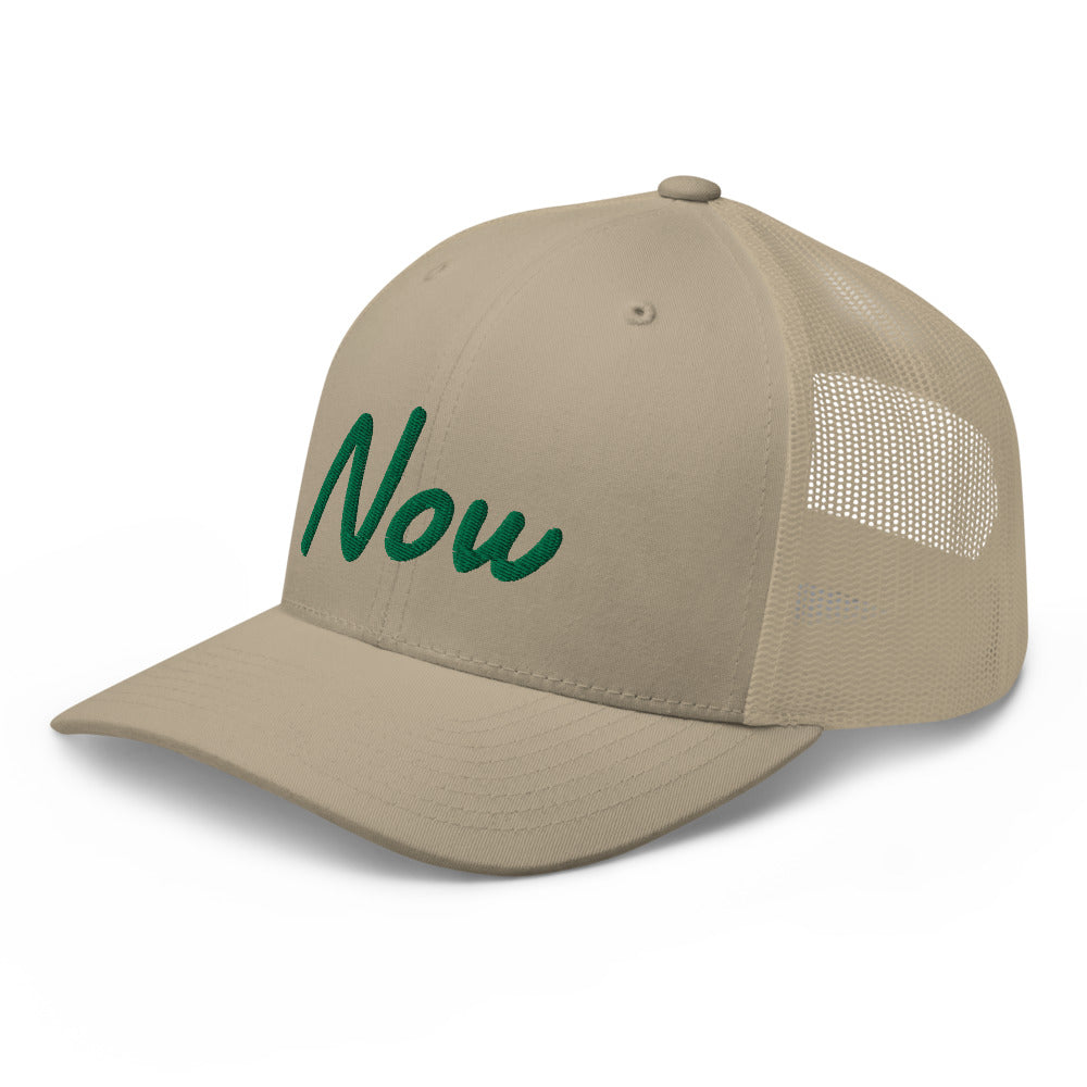 Now In Emerald Embroidery on Retro Trucker Hat