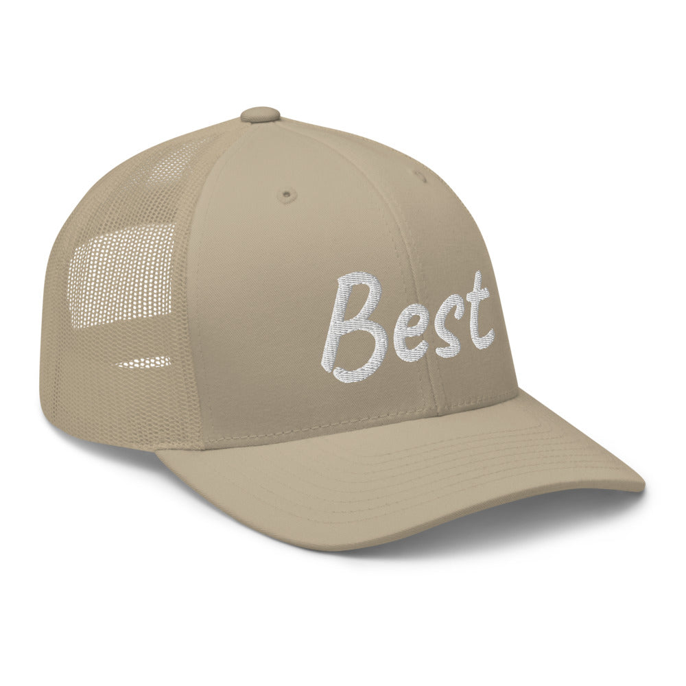 Best In Diamond Embroidery on Retro Trucker Hat