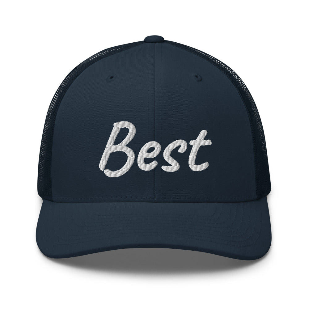 Best In Diamond Embroidery on Retro Trucker Hat