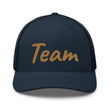 Team In Celluloid Embroidery on Retro Trucker Hat