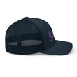 Believe In Amethyst Embroidery on Retro Trucker Hat