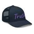 Truth In Amethyst Embroidery on Retro Trucker Hat