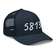 5813 In Pearl Embroidery on Retro Trucker Hat