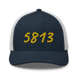 5813 In Gold Embroidery on Retro Trucker Hat