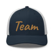 Team In Celluloid Embroidery on Retro Trucker Hat