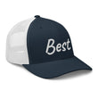 Best In Diamond Embroidery on Retro Trucker Hat