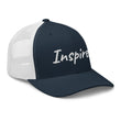 Inspire In Diamond Embroidery on Retro Trucker Hat