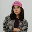 Truth In Amethyst Embroidery on Retro Trucker Hat