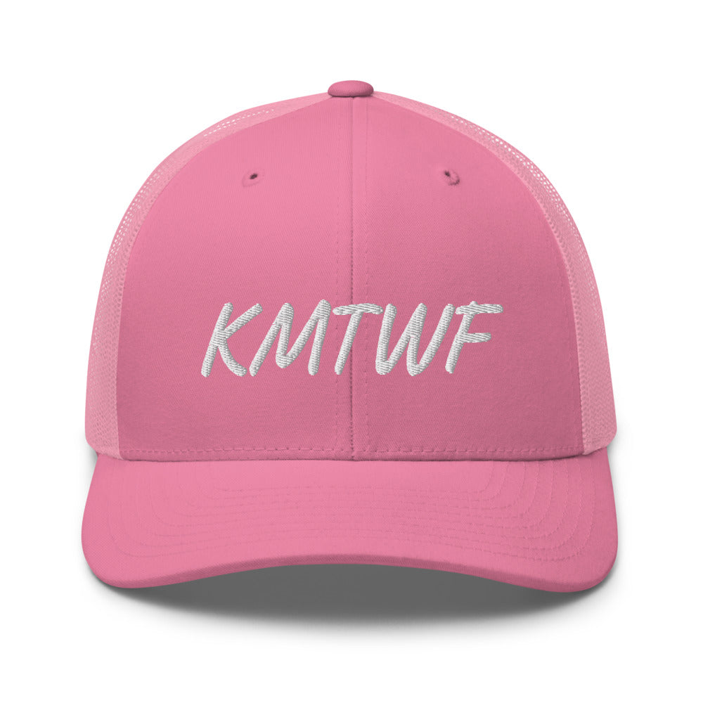 KMTWF In Pearl Embroidery on Retro Trucker Hat