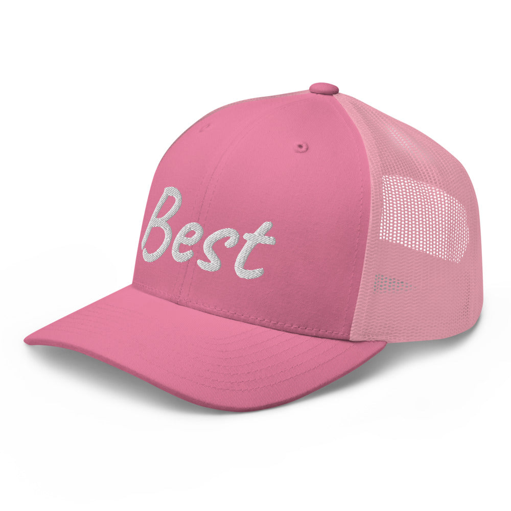 Best In Diamond Embroidery on Retro Trucker Hat