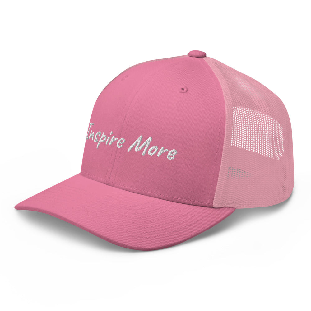 Inspire More In Diamond Embroidery on Retro Trucker Hat