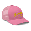 5813 In Gold Embroidery on Retro Trucker Hat