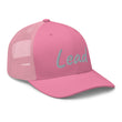 Lead In Silver Embroidery on Retro Trucker Hat