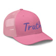 Truth In Amethyst Embroidery on Retro Trucker Hat