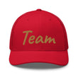 Team In Celluloid Embroidery on Retro Trucker Hat