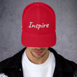 Inspire In Diamond Embroidery on Retro Trucker Hat