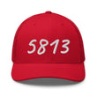 5813 In Pearl Embroidery on Retro Trucker Hat