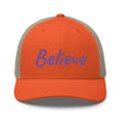 Believe In Amethyst Embroidery on Retro Trucker Hat