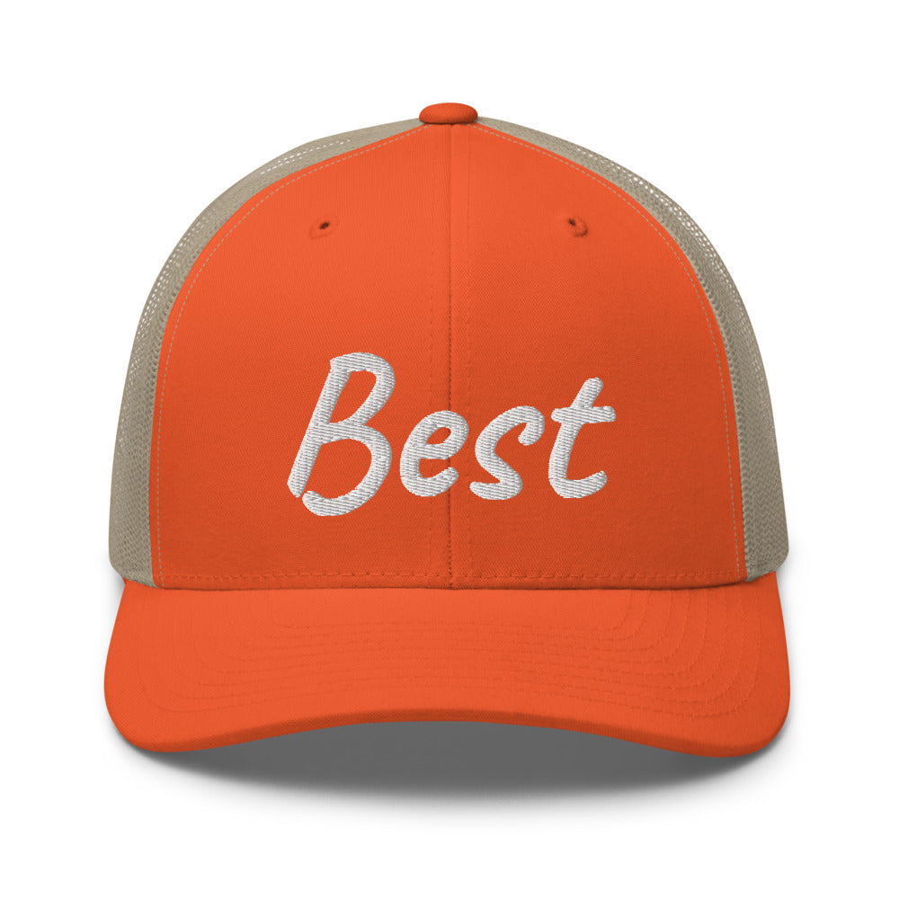 Best In Diamond Embroidery on Retro Trucker Hat