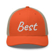 Best In Diamond Embroidery on Retro Trucker Hat