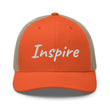 Inspire In Diamond Embroidery on Retro Trucker Hat