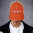 Future In Pearl Embroidery on Retro Trucker Hat