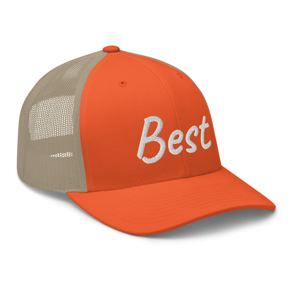 Best In Diamond Embroidery on Retro Trucker Hat