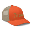 Team In Celluloid Embroidery on Retro Trucker Hat