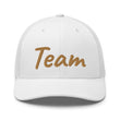 Team In Celluloid Embroidery on Retro Trucker Hat