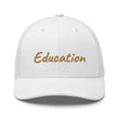 Education In Copper Embroidery on Retro Trucker Hat