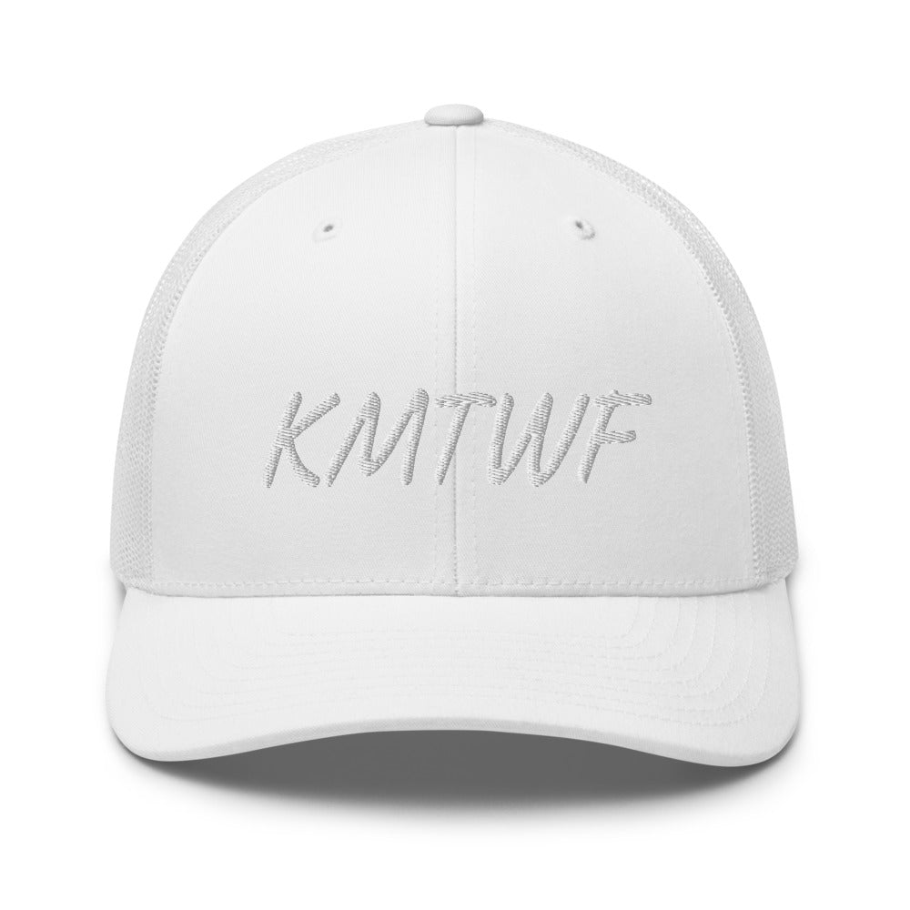 KMTWF In Pearl Embroidery on Retro Trucker Hat