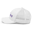 Believe In Amethyst Embroidery on Retro Trucker Hat