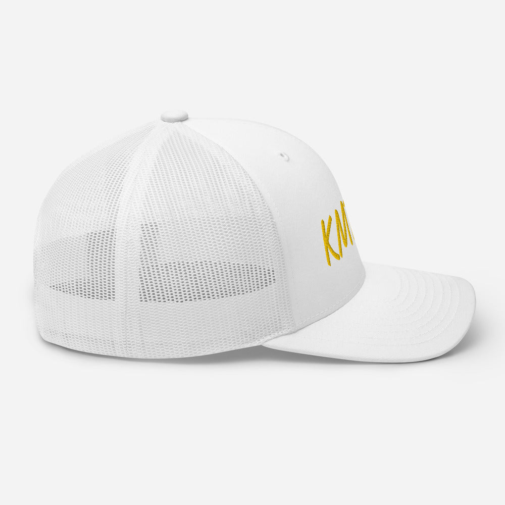 KMTWF In Gold Embroidery on Retro Trucker Hat