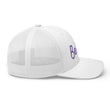 Believe In Amethyst Embroidery on Retro Trucker Hat